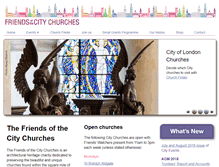 Tablet Screenshot of london-city-churches.org.uk